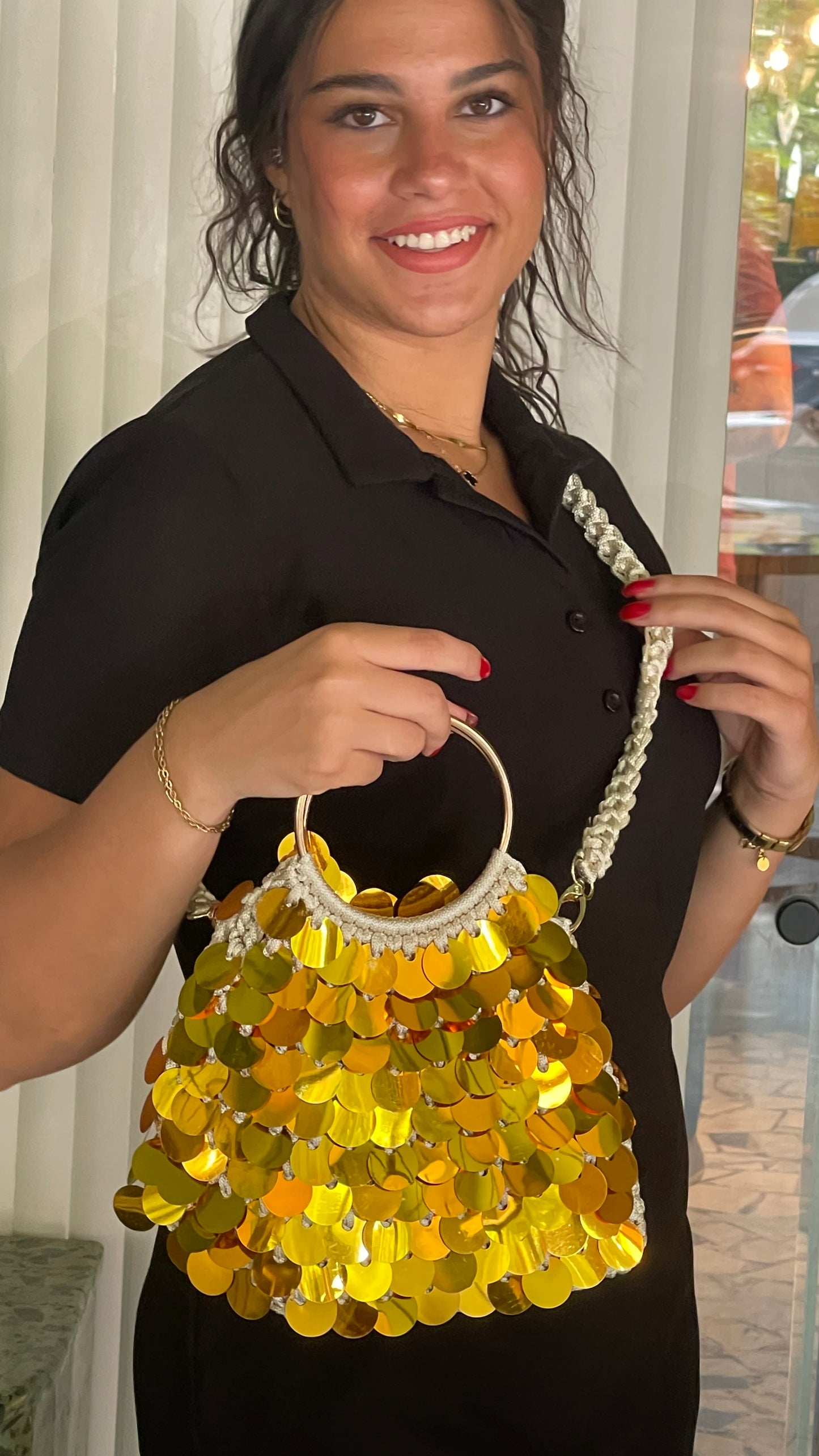 Sequin bag
