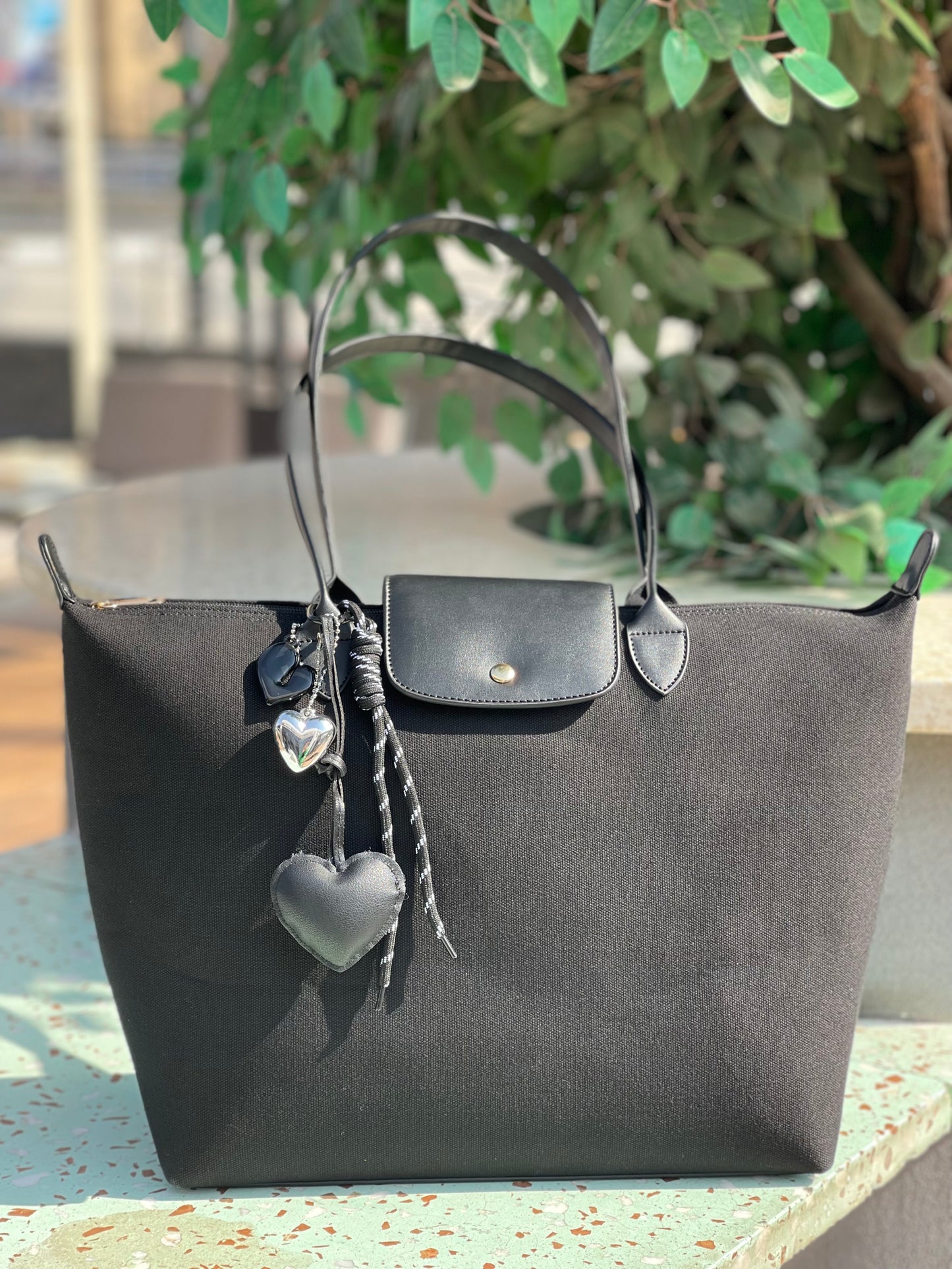 Canvas tote black “ pre order within 14 day’s