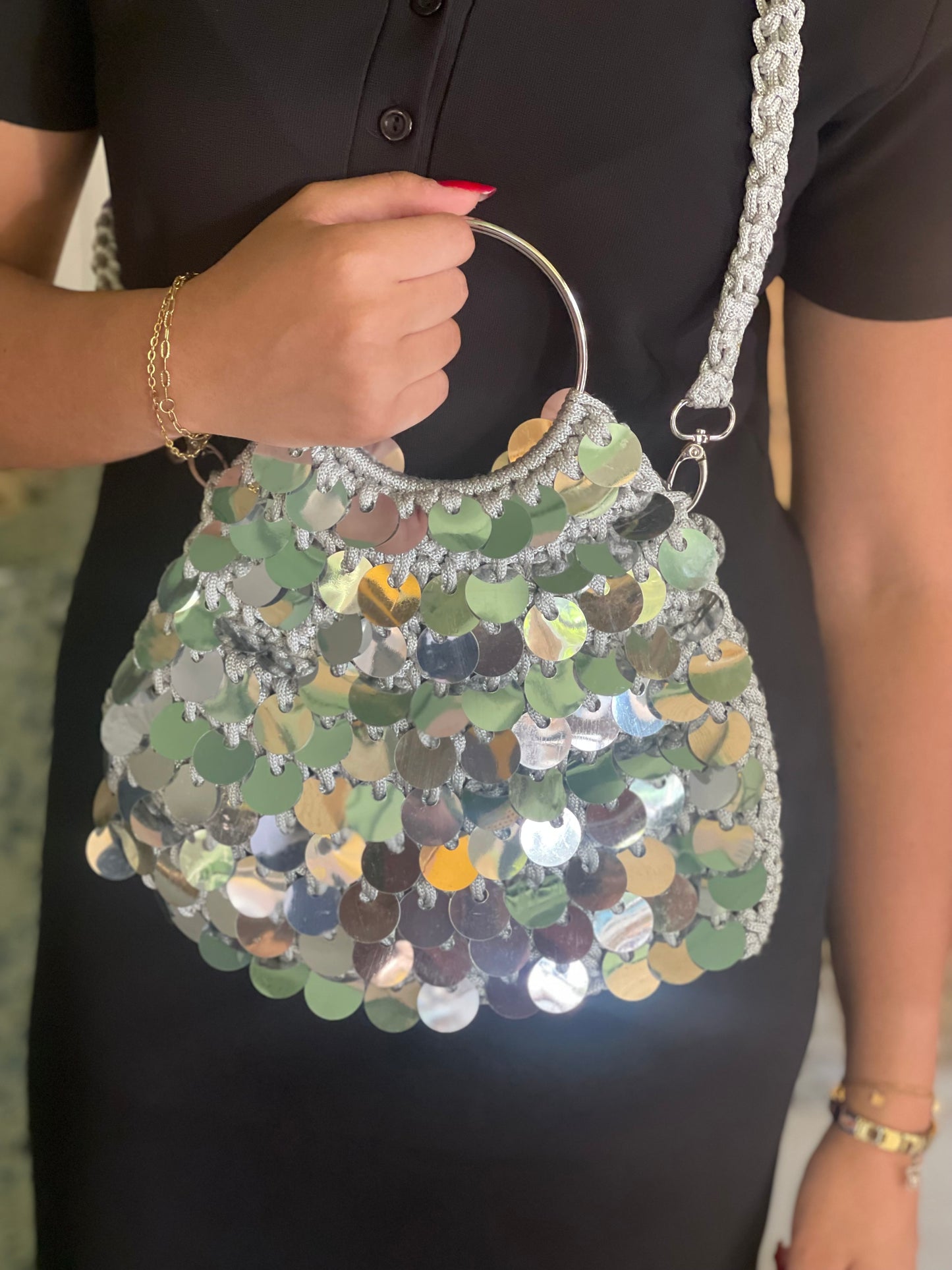 Sequin bag