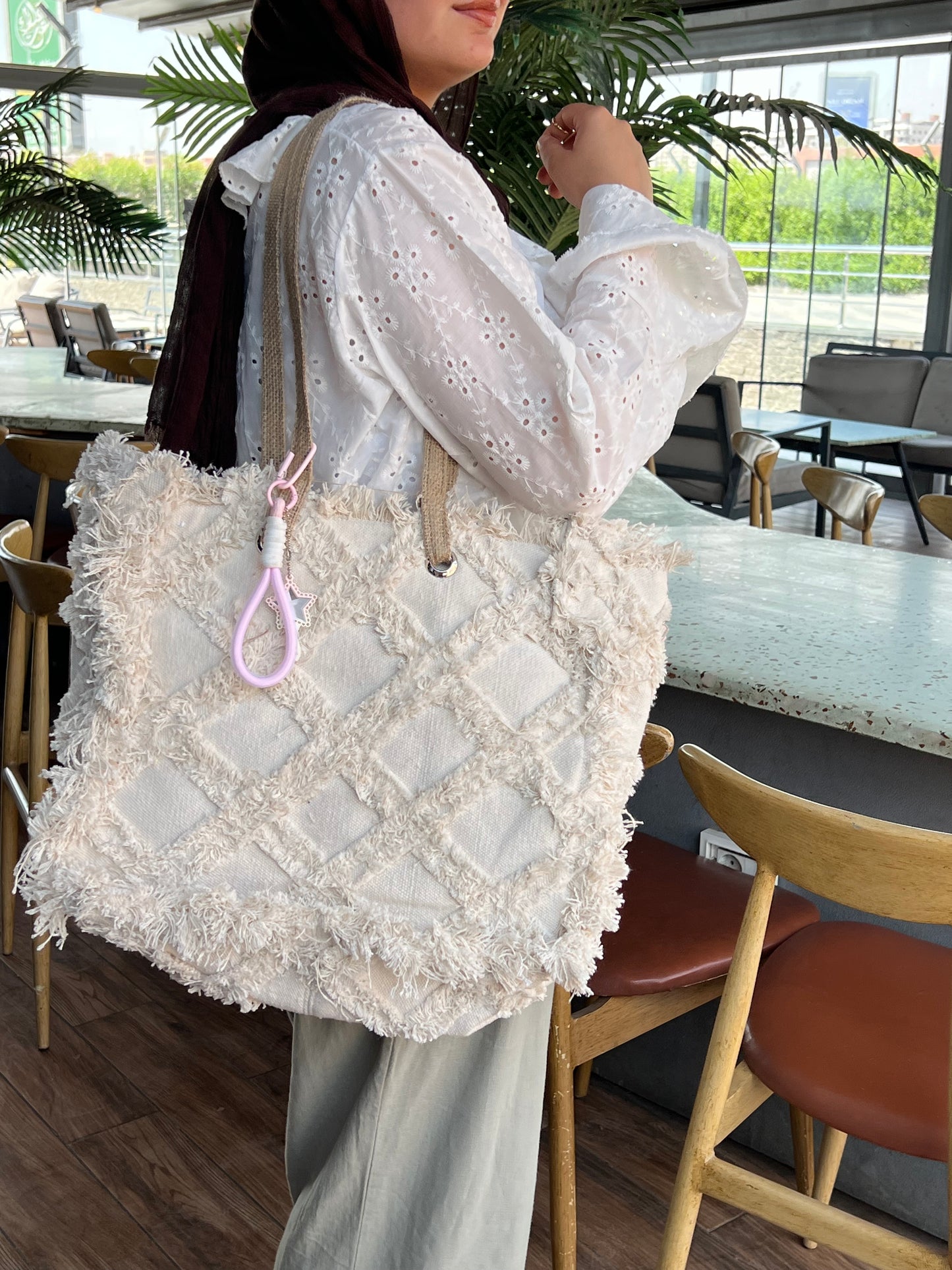 Élan tote off white