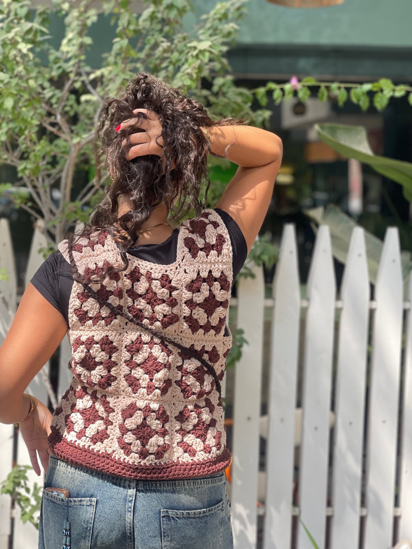 Knitt cotton vest