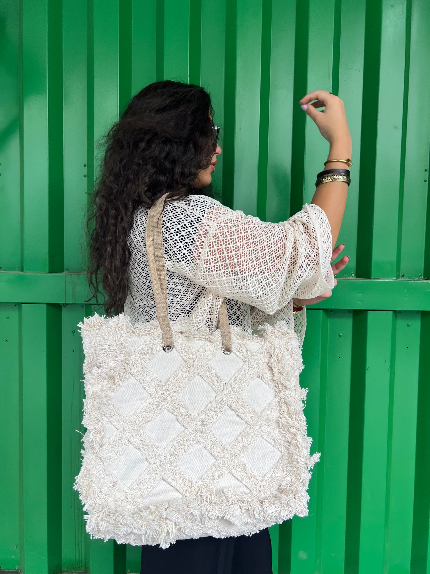 Élan tote off white