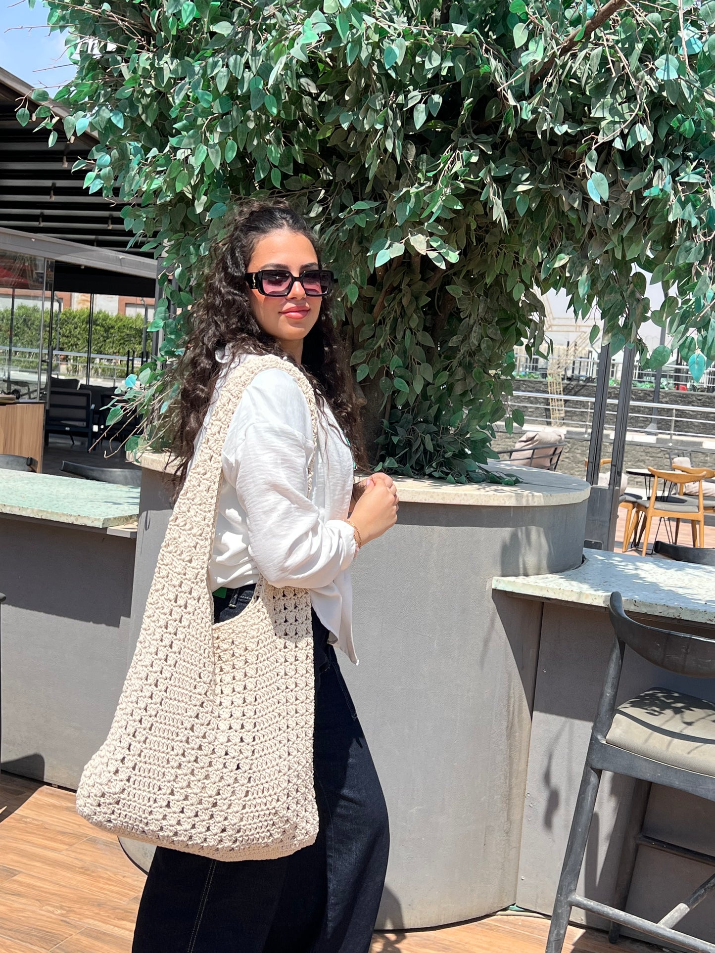 Sophia bag off white color