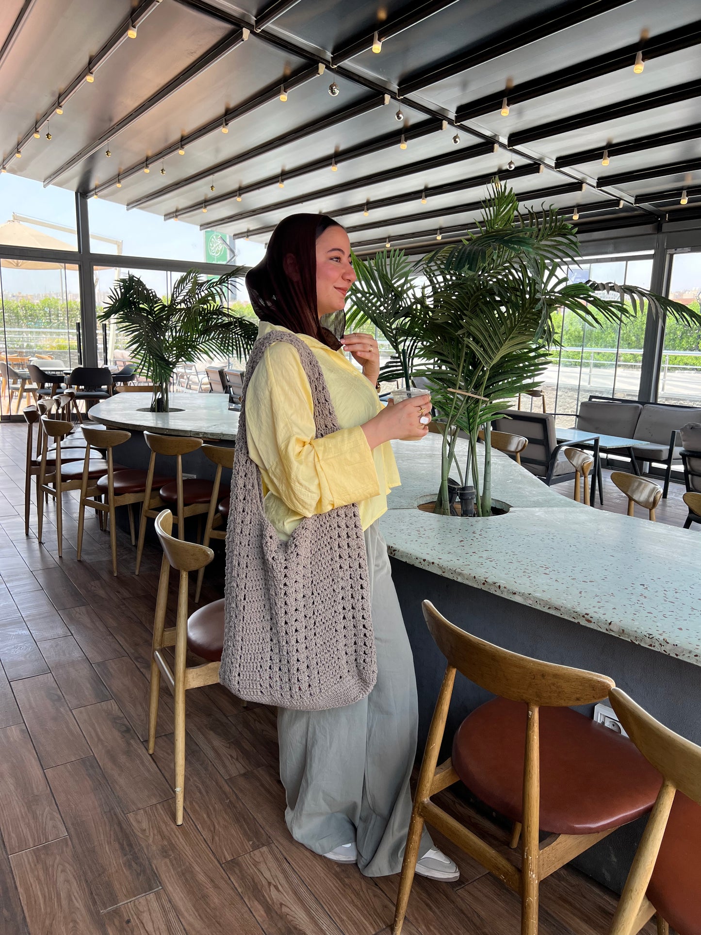 Sophia bag cafe color