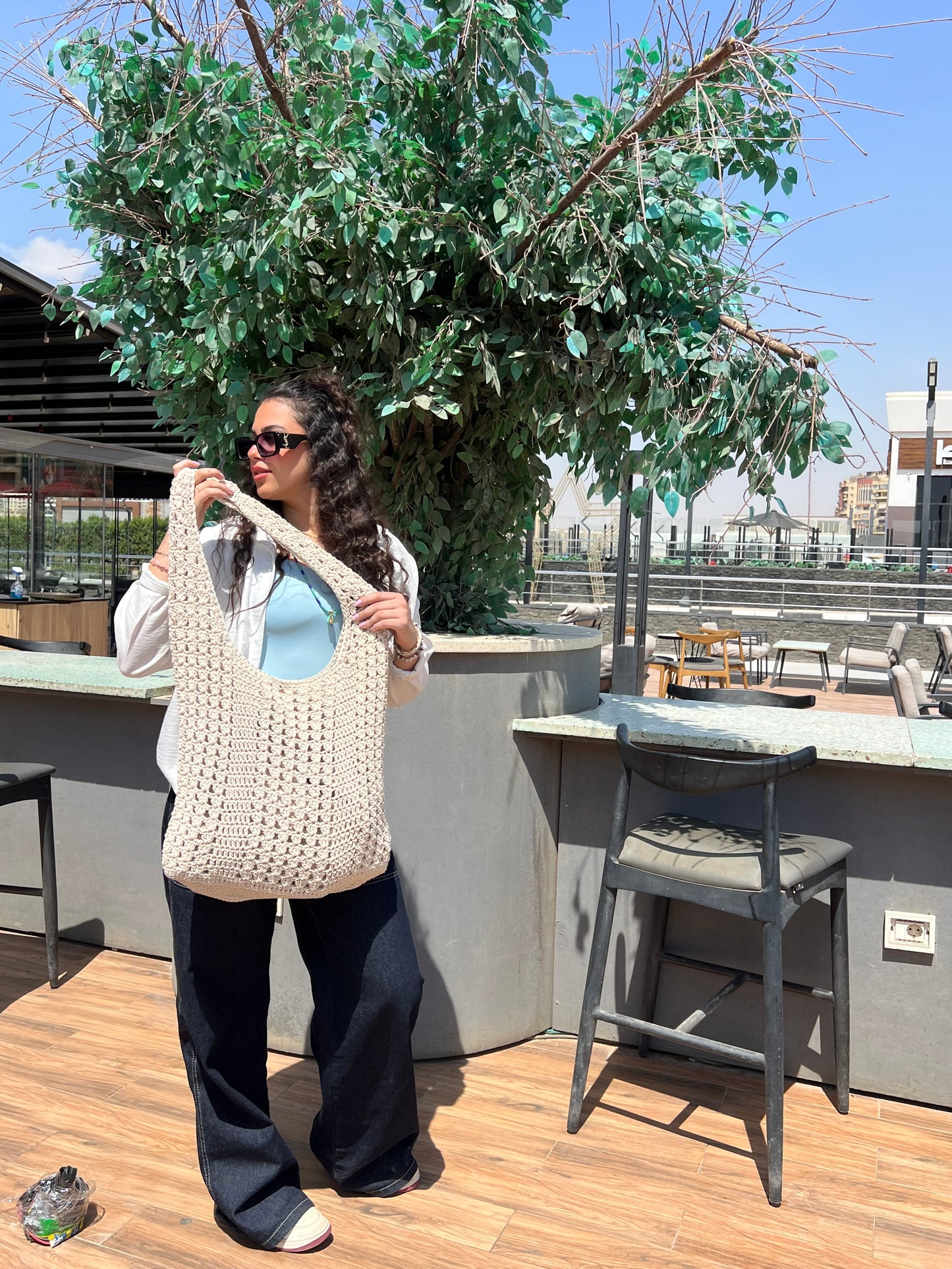 Sophia bag off white color