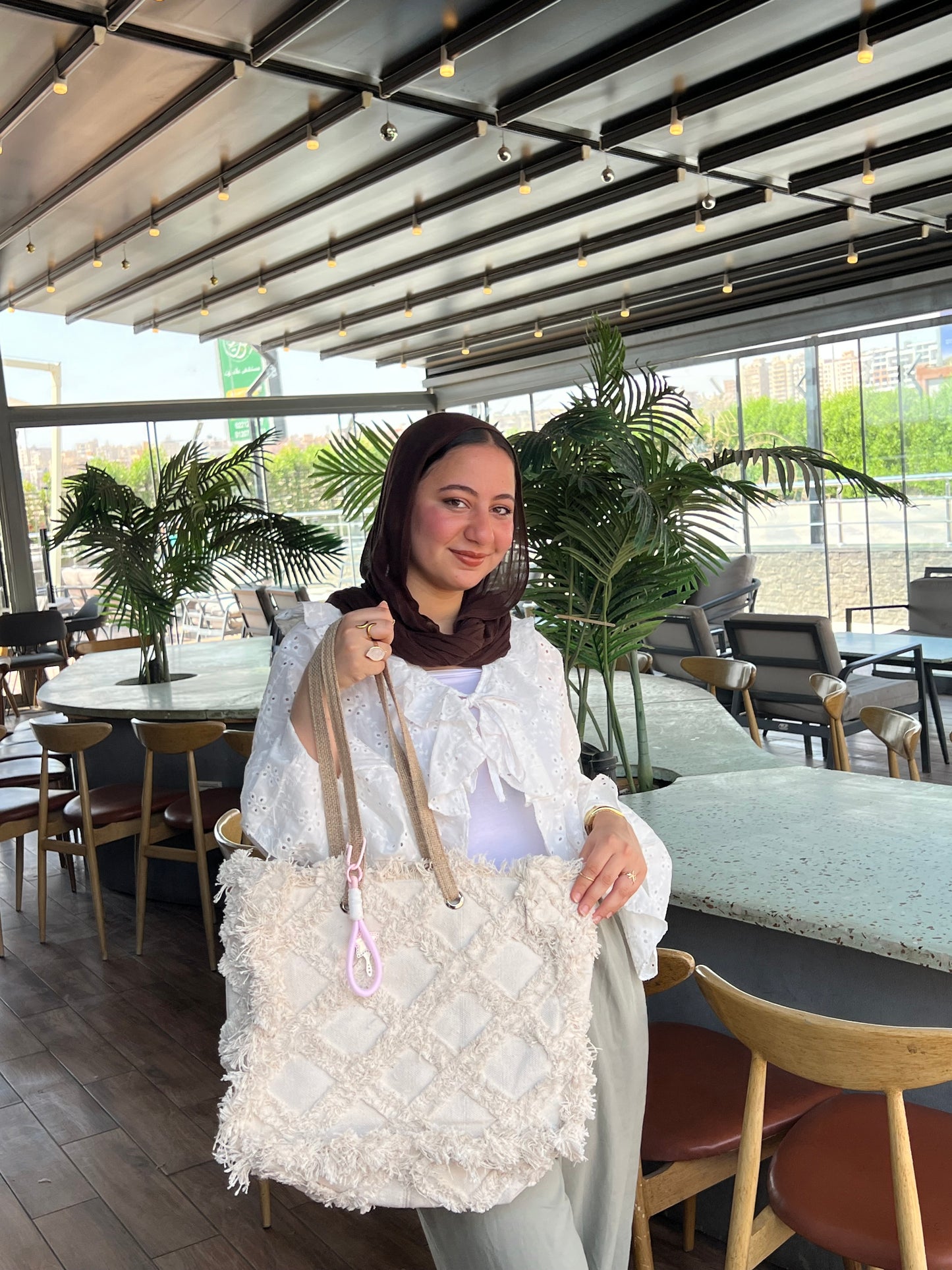 Élan tote off white