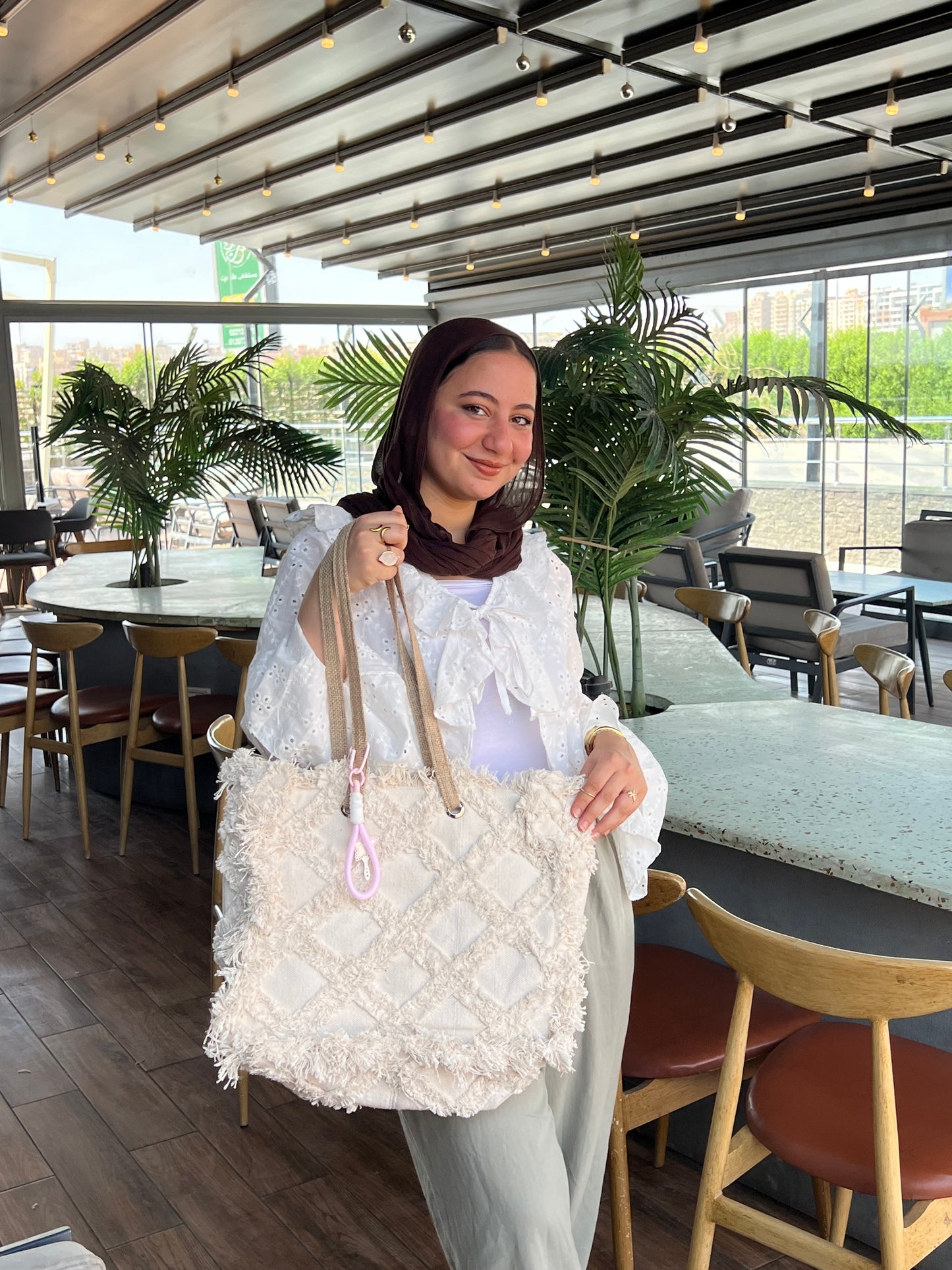 Élan tote off white