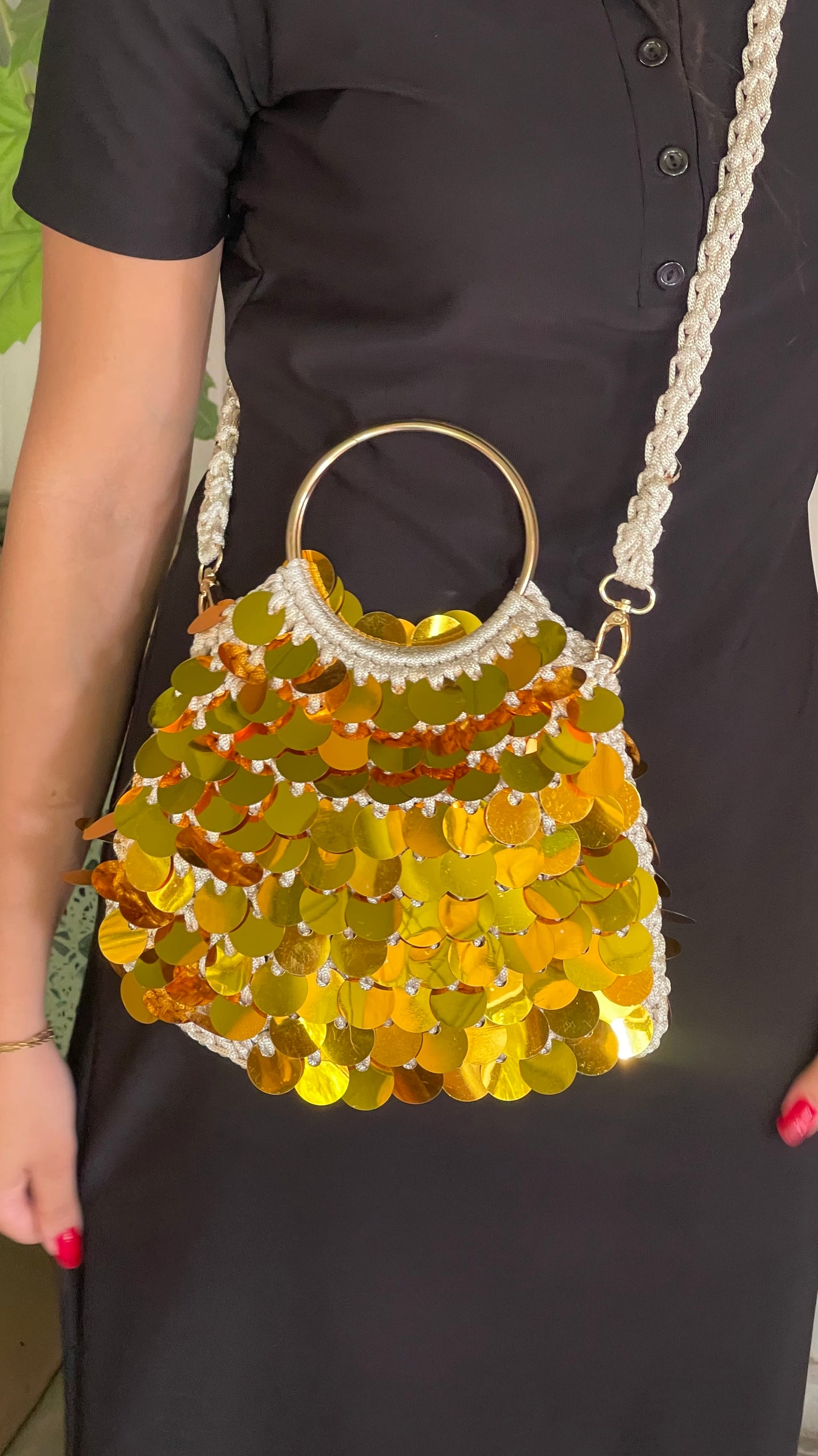 Sequin bag