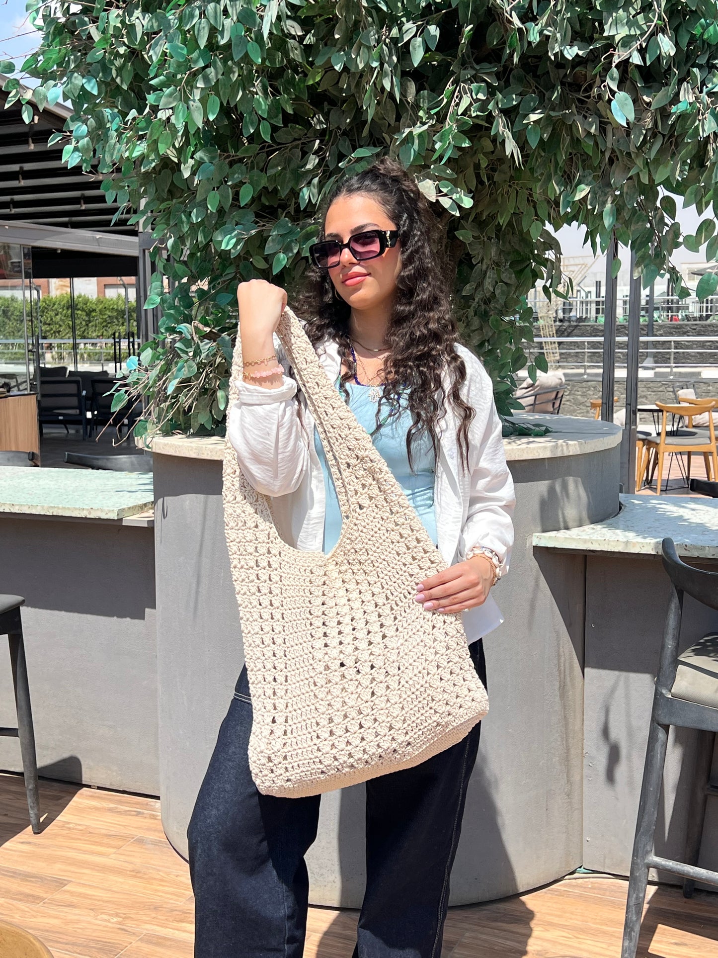 Sophia bag off white color