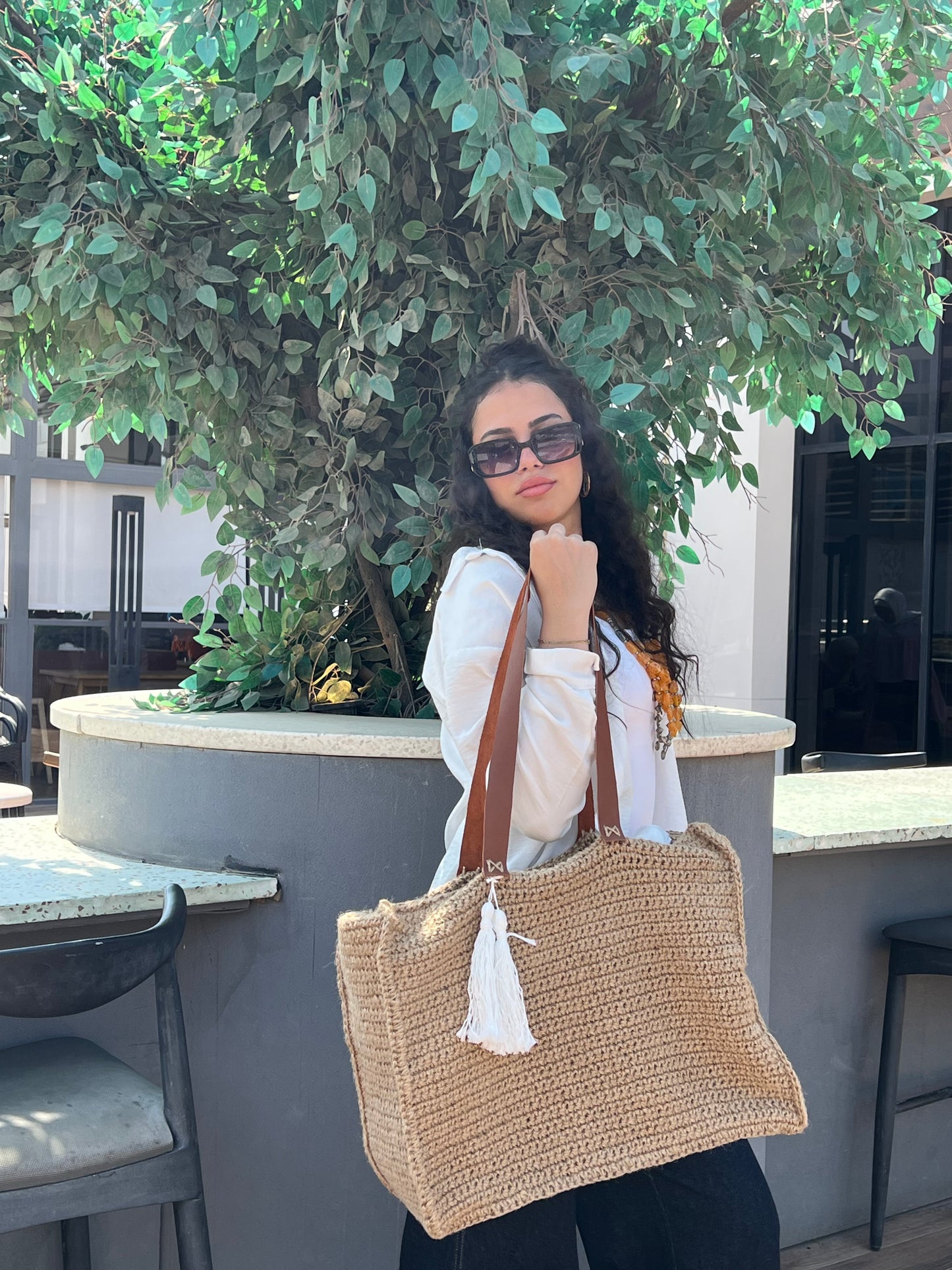 Square kesh bag