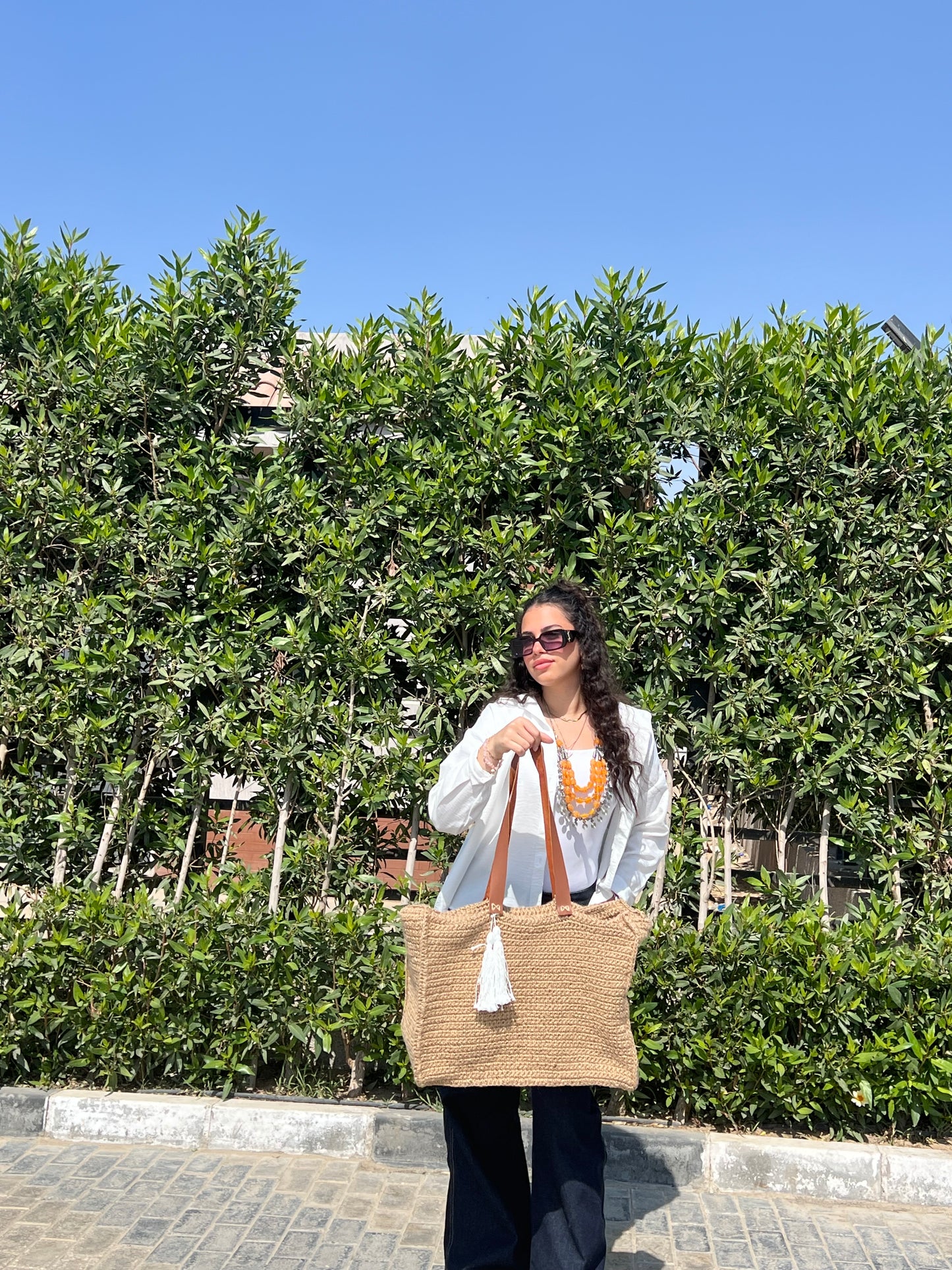 Square kesh bag