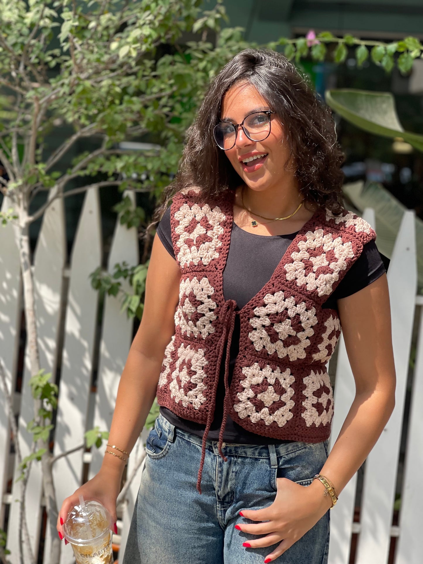 Knitt cotton vest