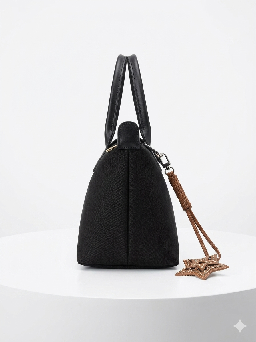 Canvas tote black xblack medium