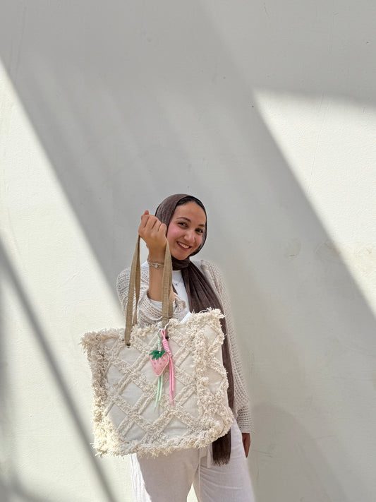 Élan tote off white