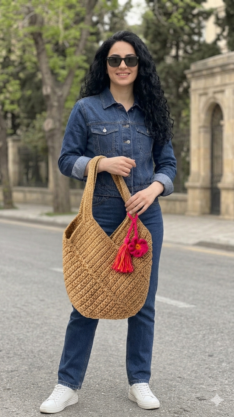 Lyaal macrame bag